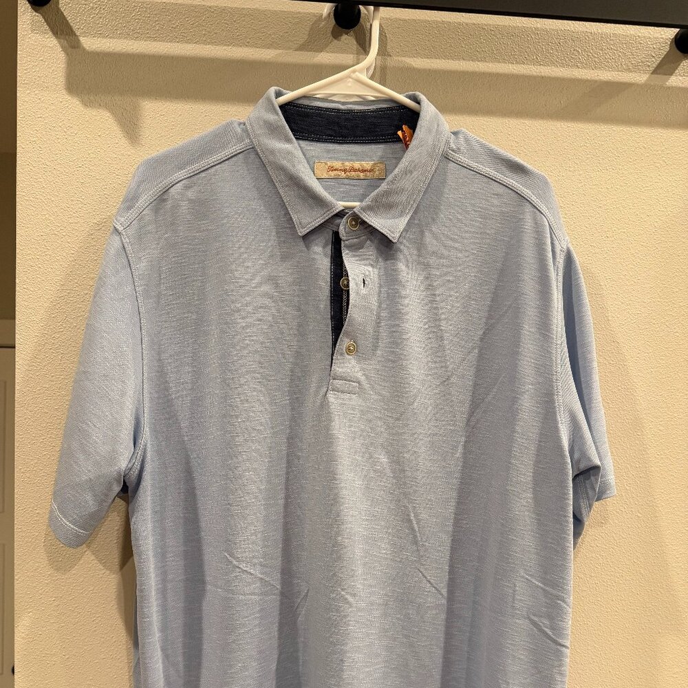 Tommy Bahama Polo-Light Blue